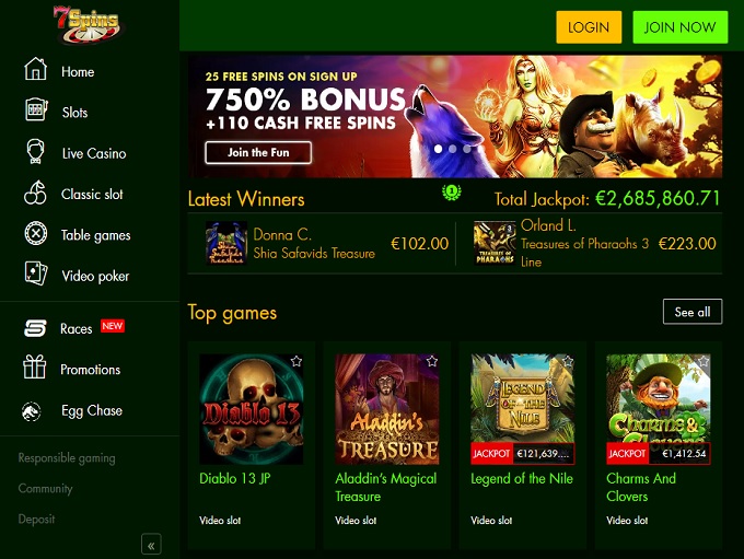 25 Free Spins On Sign Up Casino